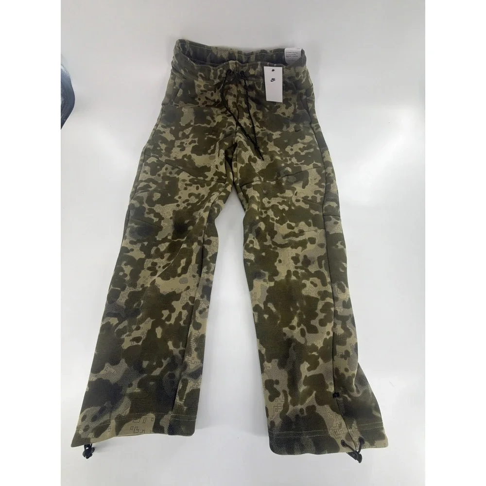 Nike Tech Open-Hem Fleece Camo Sweatpants II1324-276 Men's Size Medium M‎ NWT